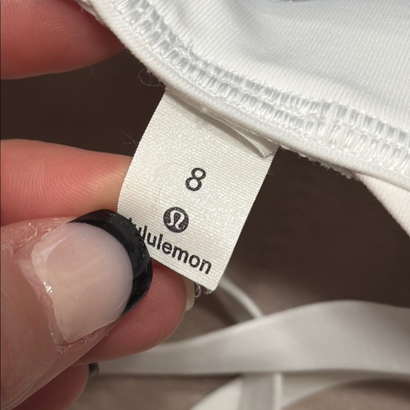 Lululemon NWOT Free To Be Moved Bra *high neck White - Picture 5 of 5